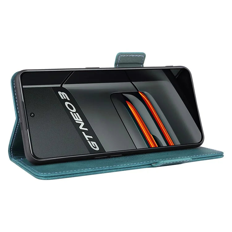 For Realme GT Neo 3 5G Case Hardware Decor Magnetic Clasp Leather Cover