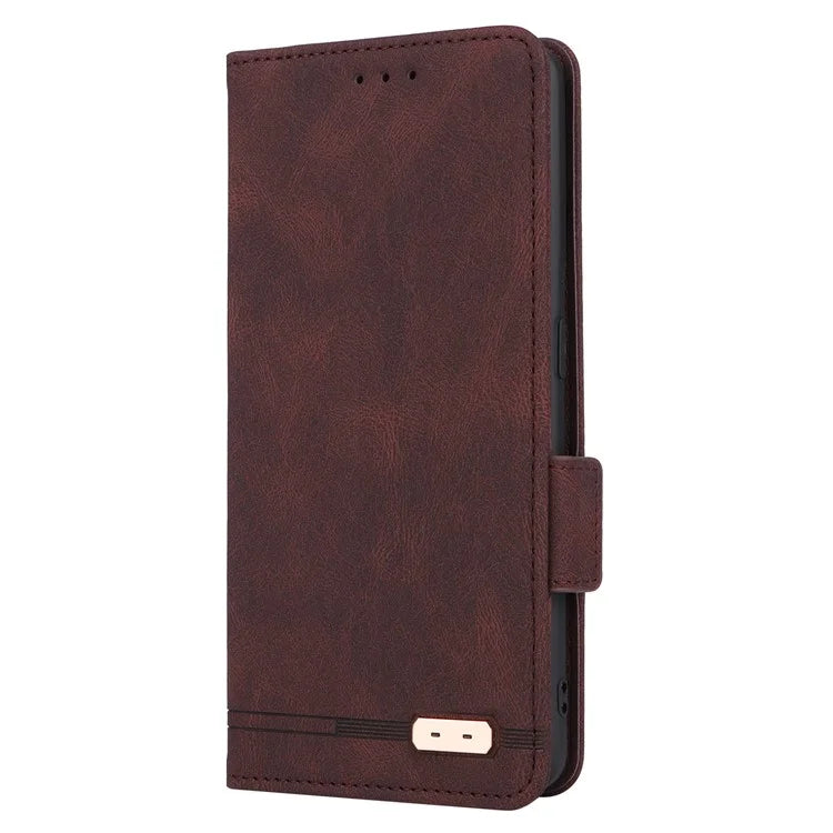 For Realme GT Neo 3 5G Case Hardware Decor Magnetic Clasp Leather Cover