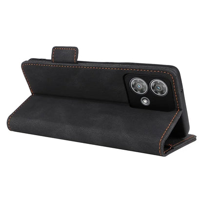 For Motorola Edge 40 Neo 5G Case PU Leather Wallet Cover with Hardware Decor