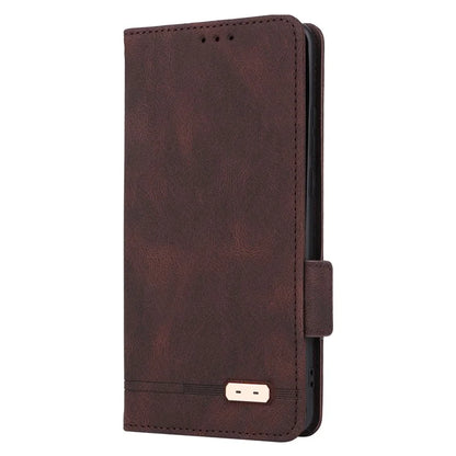 For Motorola Edge 40 Neo 5G Case PU Leather Wallet Cover with Hardware Decor