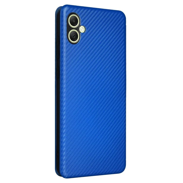 For Samsung Galaxy A05 4G Case Carbon Fiber Texture Leather Phone Cover