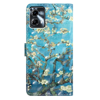 For Motorola Moto G53 5G Case Wallet Phone Cover with 3D Pattern Printing