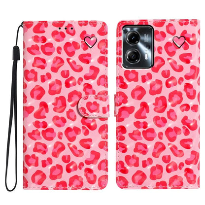 For Motorola Moto G53 5G Case Wallet Phone Cover with 3D Pattern Printing