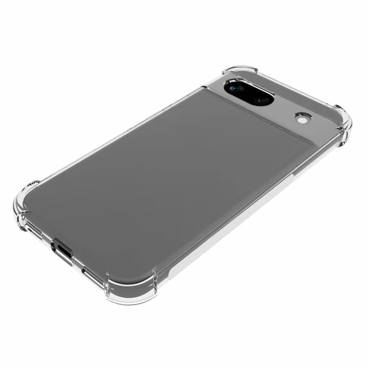 For Google Pixel 8a Case Flexible TPU Anti-scratch Transparent Cell Phone Cover