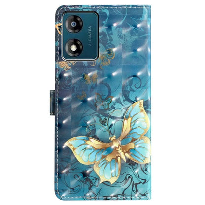 For Motorola Moto E13 4G Case 3D Pattern Print Wallet Leather Cover