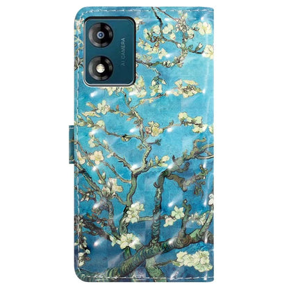 For Motorola Moto E13 4G Case 3D Pattern Print Wallet Leather Cover