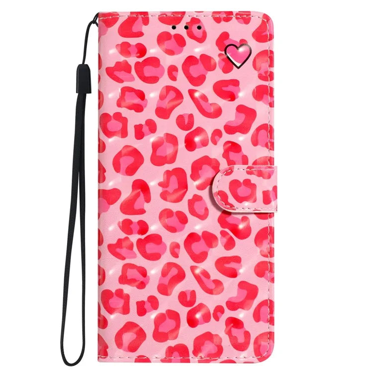 For Motorola Moto E13 4G Case 3D Pattern Print Wallet Leather Cover