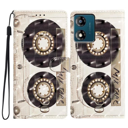 For Motorola Moto E13 4G Case 3D Pattern Print Wallet Leather Cover