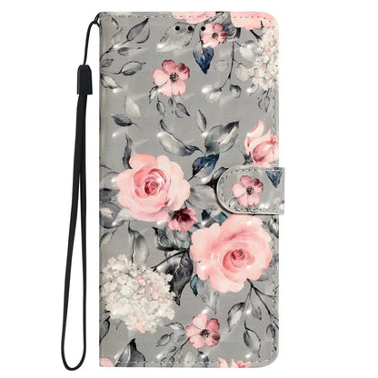 For Motorola Moto E22 4G Leather Case 3D Pattern Print Wallet Cover