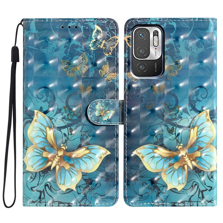 For Xiaomi Poco M3 Pro 4G / 5G / Redmi Note 10 5G / Note 10T 5G Case Wallet Leather Phone Cover