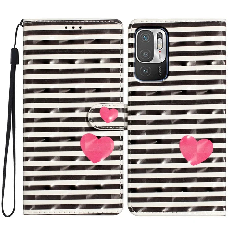 For Xiaomi Poco M3 Pro 4G / 5G / Redmi Note 10 5G / Note 10T 5G Case Wallet Leather Phone Cover