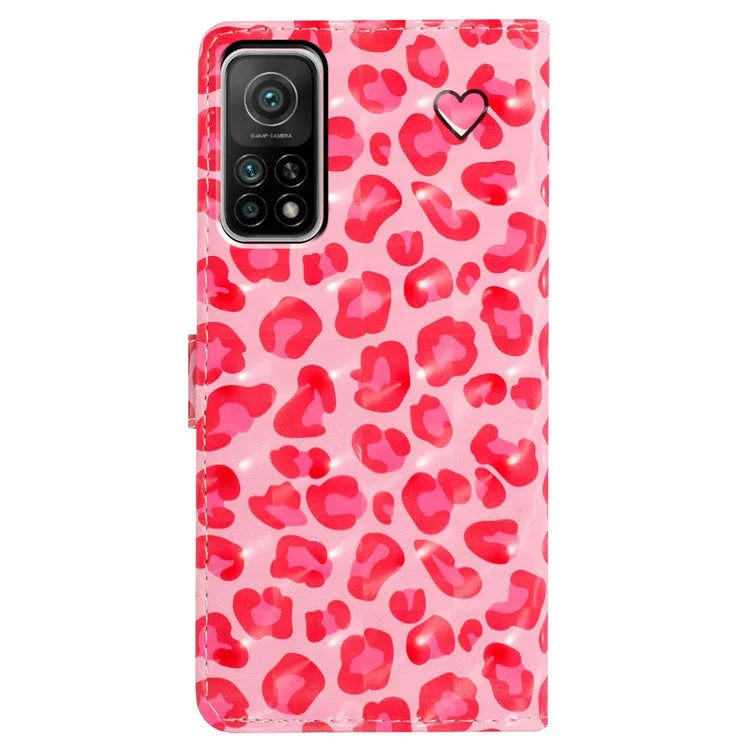 For Xiaomi Mi 10T 5G / Mi 10T Pro 5G / Redmi K30S Case Wallet Stand 3D Pattern Cover