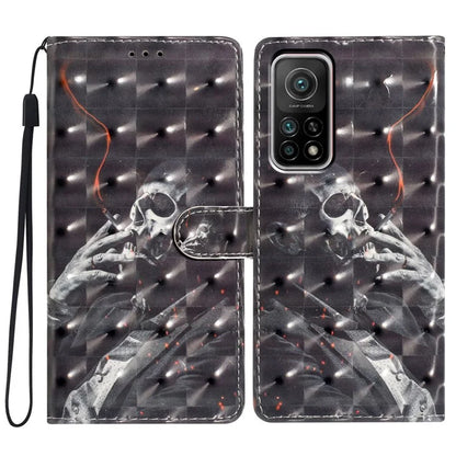 For Xiaomi Mi 10T 5G / Mi 10T Pro 5G / Redmi K30S Case Wallet Stand 3D Pattern Cover