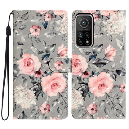 For Xiaomi Mi 10T 5G / Mi 10T Pro 5G / Redmi K30S Case Wallet Stand 3D Pattern Cover