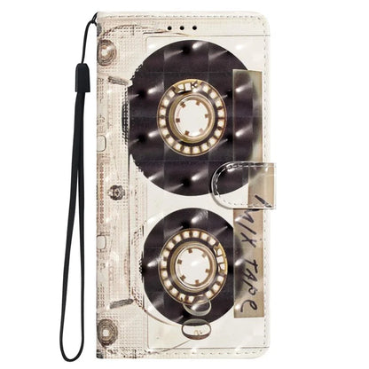 For Sony Xperia 10 V Case PU Leather 3D Pattern Printing Phone Cover