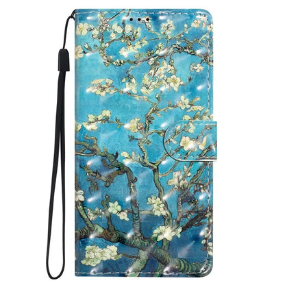 For Sony Xperia 10 V Case PU Leather 3D Pattern Printing Phone Cover