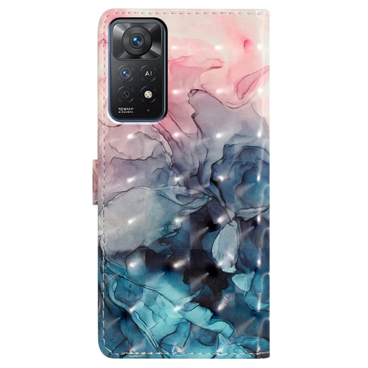 Phone Cover for Xiaomi Redmi Note 11 Pro 4G (Mediatek) / Note 11 Pro 5G (Qualcomm) / Note 12 Pro 4G Case with Wallet Stand