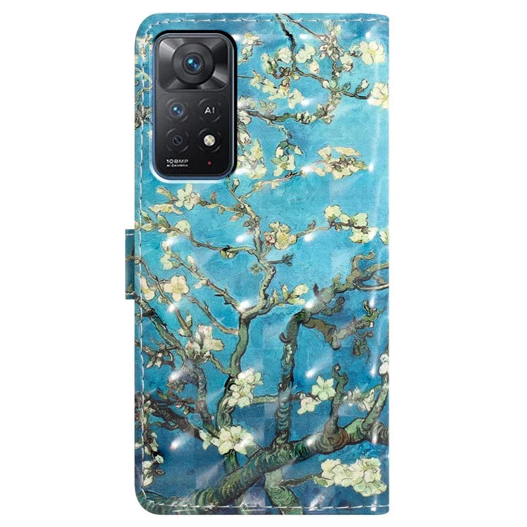 Phone Cover for Xiaomi Redmi Note 11 Pro 4G (Mediatek) / Note 11 Pro 5G (Qualcomm) / Note 12 Pro 4G Case with Wallet Stand