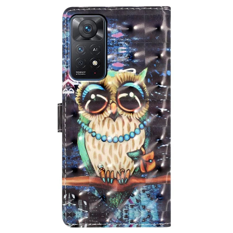 Phone Cover for Xiaomi Redmi Note 11 Pro 4G (Mediatek) / Note 11 Pro 5G (Qualcomm) / Note 12 Pro 4G Case with Wallet Stand