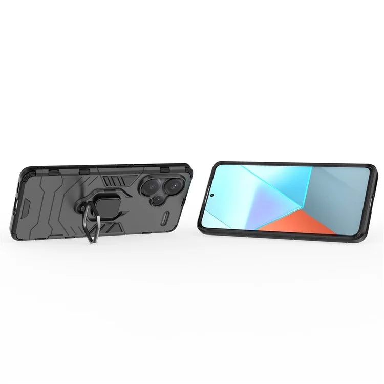 For Xiaomi Redmi Note 13 Pro+ 5G Case Ring Holder Kickstand Phone Back Cover