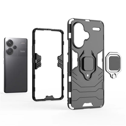 For Xiaomi Redmi Note 13 Pro+ 5G Case Ring Holder Kickstand Phone Back Cover