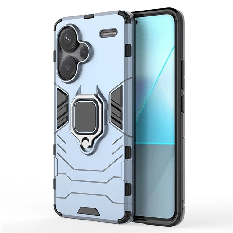 For Xiaomi Redmi Note 13 Pro+ 5G Case Ring Holder Kickstand Phone Back Cover