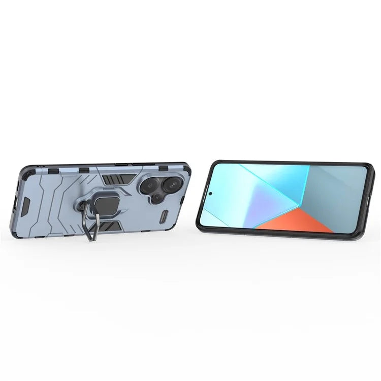 For Xiaomi Redmi Note 13 Pro+ 5G Case Ring Holder Kickstand Phone Back Cover