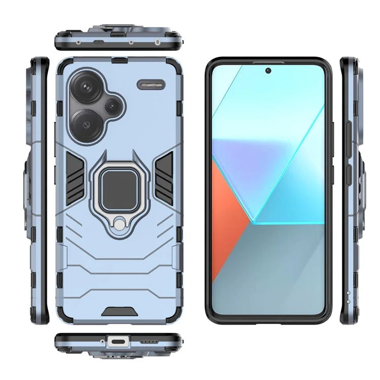 For Xiaomi Redmi Note 13 Pro+ 5G Case Ring Holder Kickstand Phone Back Cover