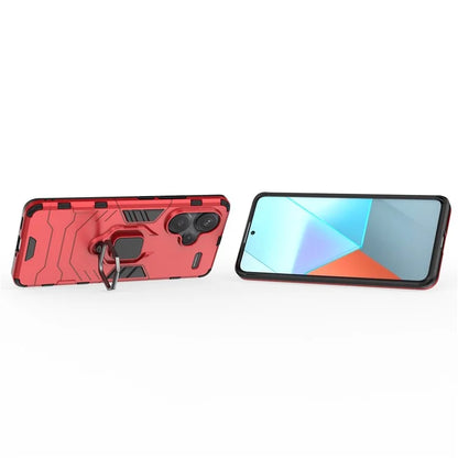 For Xiaomi Redmi Note 13 Pro+ 5G Case Ring Holder Kickstand Phone Back Cover