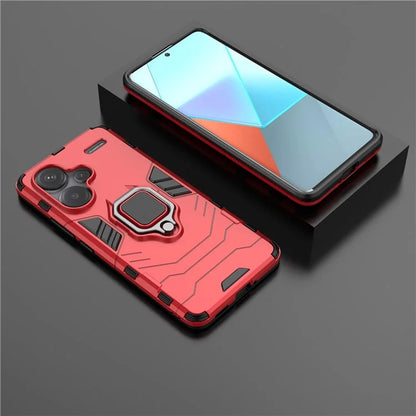 For Xiaomi Redmi Note 13 Pro+ 5G Case Ring Holder Kickstand Phone Back Cover