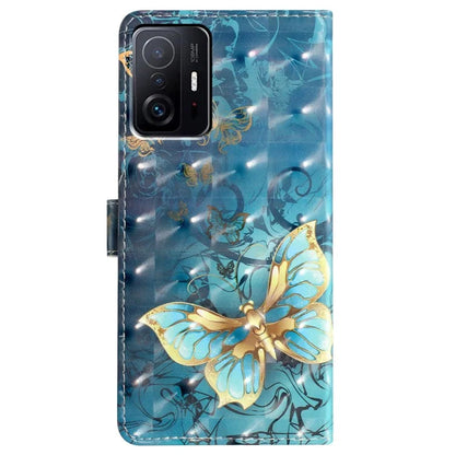 For Xiaomi 11T Pro 5G / 11T 5G Case 3D Pattern Printing Wallet Phone Cover