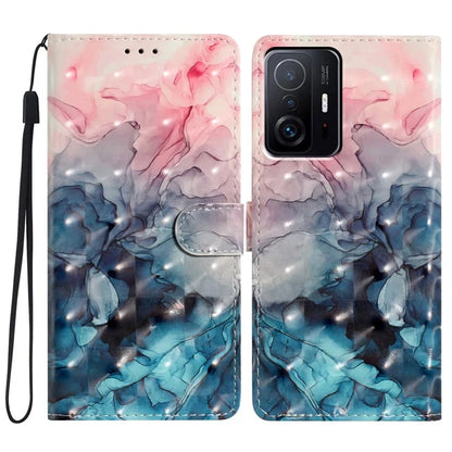 For Xiaomi 11T Pro 5G / 11T 5G Case 3D Pattern Printing Wallet Phone Cover