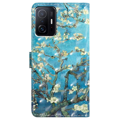 For Xiaomi 11T Pro 5G / 11T 5G Case 3D Pattern Printing Wallet Phone Cover