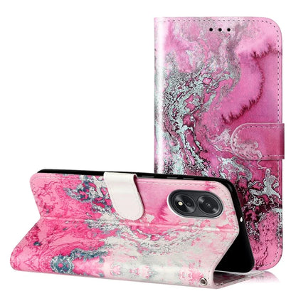 For Oppo A38 4G / A18 4G Case PU Leather Pattern Magnetic Folio Flip Phone Cover