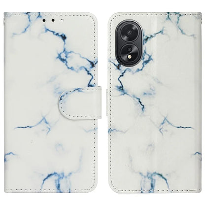 For Oppo A38 4G / A18 4G Case PU Leather Pattern Magnetic Folio Flip Phone Cover