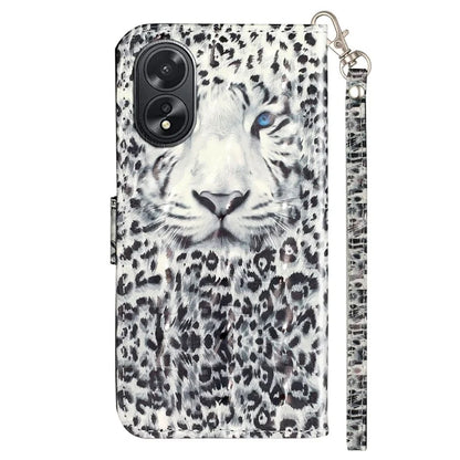 For Oppo A38 4G / A18 4G Cover 3D Pattern Print Leather Wallet Phone Case