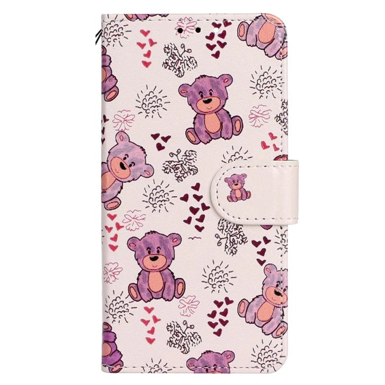 For Oppo A38 4G / A18 4G Cover Pattern Printing Well-protected Phone Leather Case
