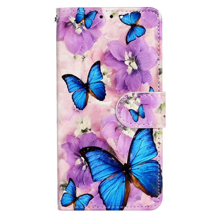 For Oppo A38 4G / A18 4G Cover Pattern Printing Well-protected Phone Leather Case
