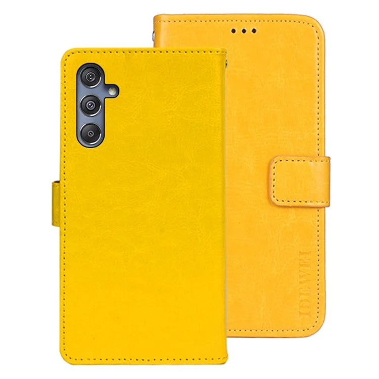 IDEWEI For Samsung Galaxy M34 5G / F34 5G Case Crazy Horse Texture Wallet Cover