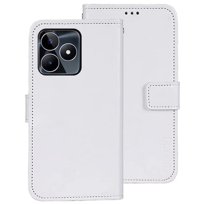 IDEWEI For Realme C53 (Global) / C53 (India) / C51 Case Crazy Horse Texture Leather Wallet Phone Cover