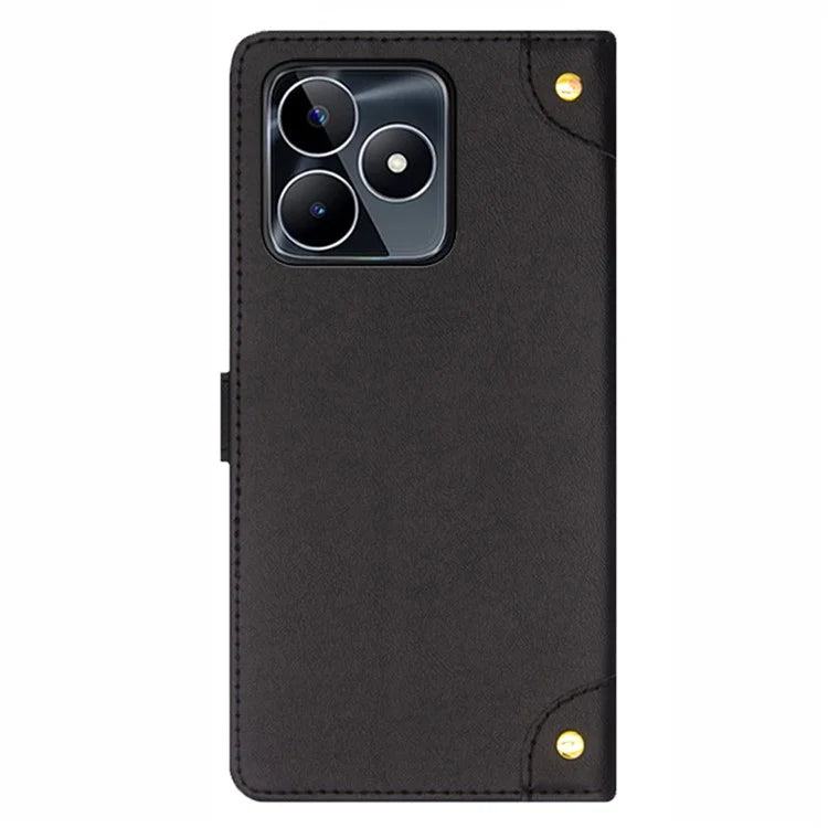 IDEWEI For Realme C53 (Global) / C53 (India) / C51 Cover Drop-Proof Leather Card Slots Phone Protective Case