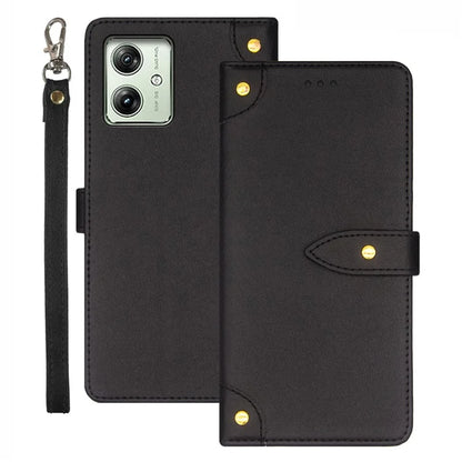IDEWEI For Motorola Moto G54 5G Case Card Holder Flip Stand Leather Phone Cover