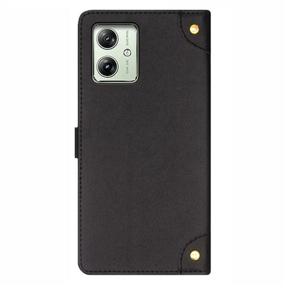 IDEWEI For Motorola Moto G54 5G Case Card Holder Flip Stand Leather Phone Cover