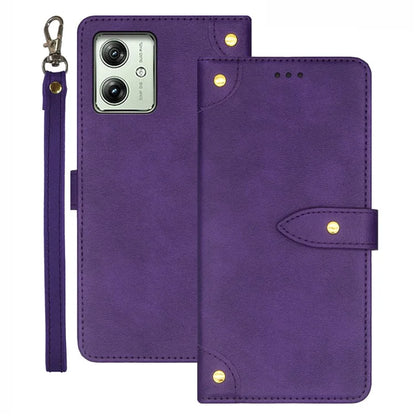 IDEWEI For Motorola Moto G54 5G Case Card Holder Flip Stand Leather Phone Cover