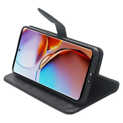 IDEWEI For Motorola Moto G54 5G Case Card Holder Flip Stand Leather Phone Cover