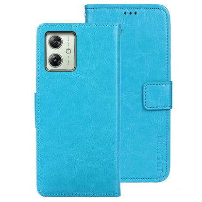 IDEWEI For Motorola Moto G54 5G Case Anti-drop Leather Stand Wallet Phone Cover