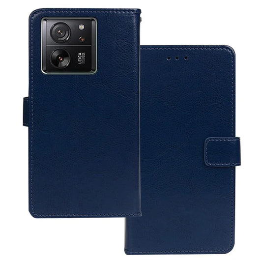 IDEWEI Anti-Drop Phone Case for Xiaomi 13T / 13T Pro / Redmi K60 Ultra Case PU Leather Wallet Phone Cover