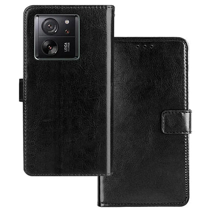 IDEWEI Anti-Drop Phone Case for Xiaomi 13T / 13T Pro / Redmi K60 Ultra Case PU Leather Wallet Phone Cover