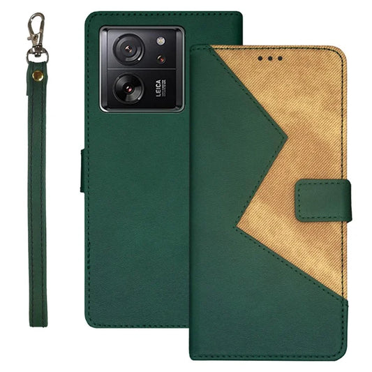 IDEWEI For Xiaomi 13T / 13T Pro / Redmi K60 Ultra Case Card Slots PU Leather Stand Drop-proof Phone Cover
