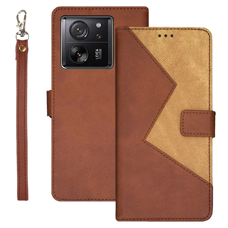 IDEWEI For Xiaomi 13T / 13T Pro / Redmi K60 Ultra Case Card Slots PU Leather Stand Drop-proof Phone Cover
